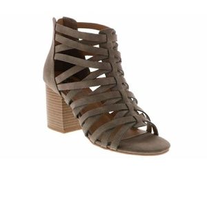 Jellypop mushroom caged heel